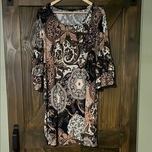 Paisley Print Tunic Top